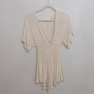 cute romper from a local boutique